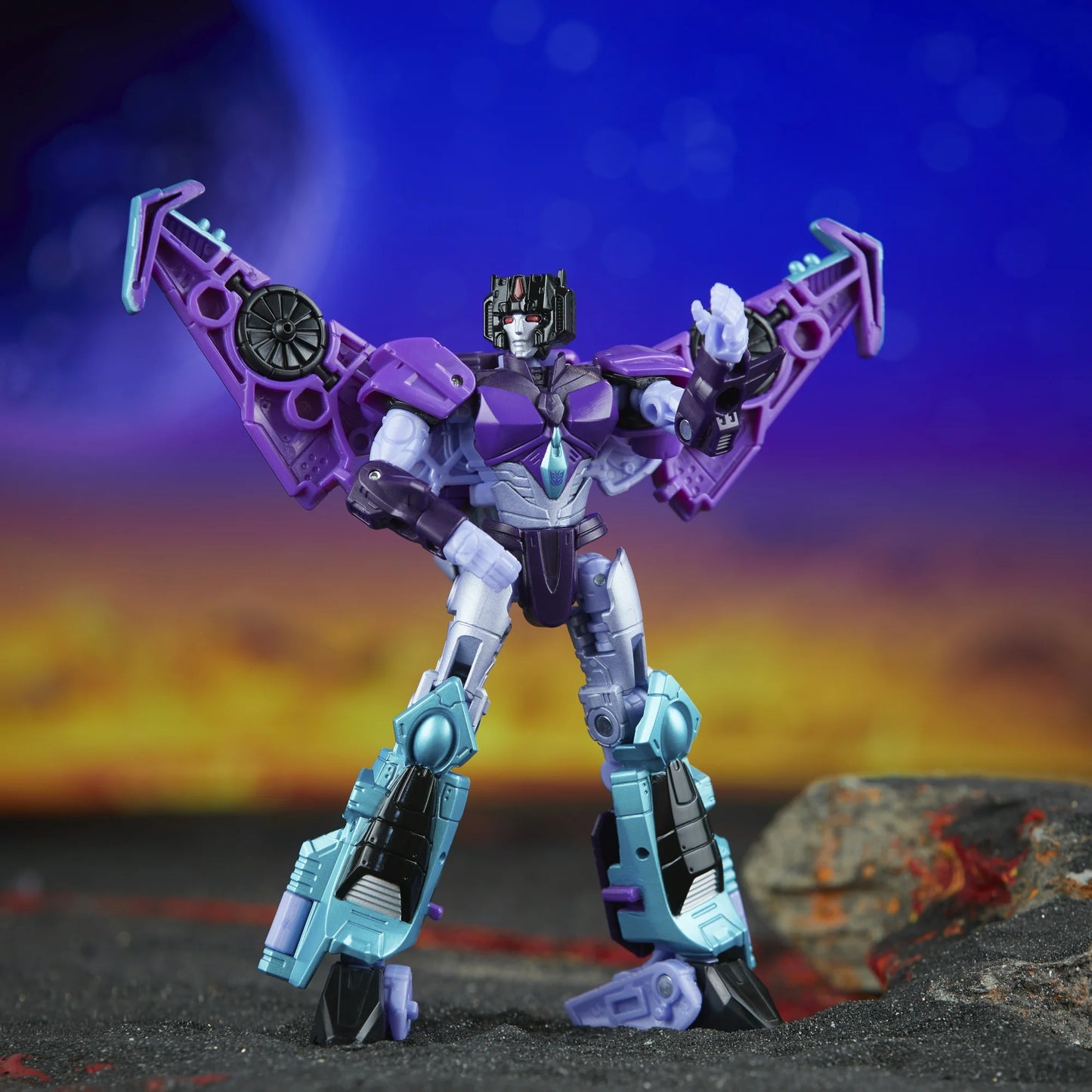 Transformers Legacy United Deluxe Cyberverse Universe Slipstream 5,5” Figura de ação, 8+