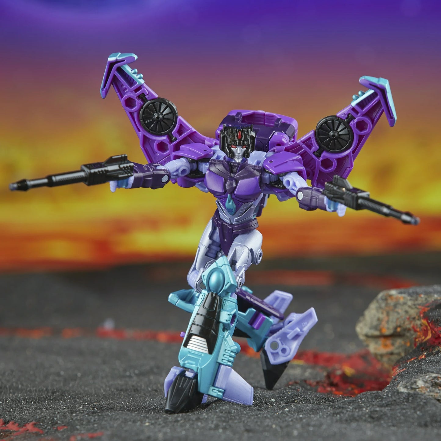 Transformers Legacy United Deluxe Cyberverse Universe Slipstream 5,5” Figura de ação, 8+