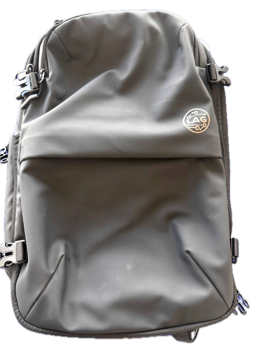 LAG Vacuum Expandable Travel Backpack - Waterproof Oxford Fabric, Compression Carry On Bag, Lightweight Luggage Backpack for Airplane, Hiking, Business, Weekend Trips