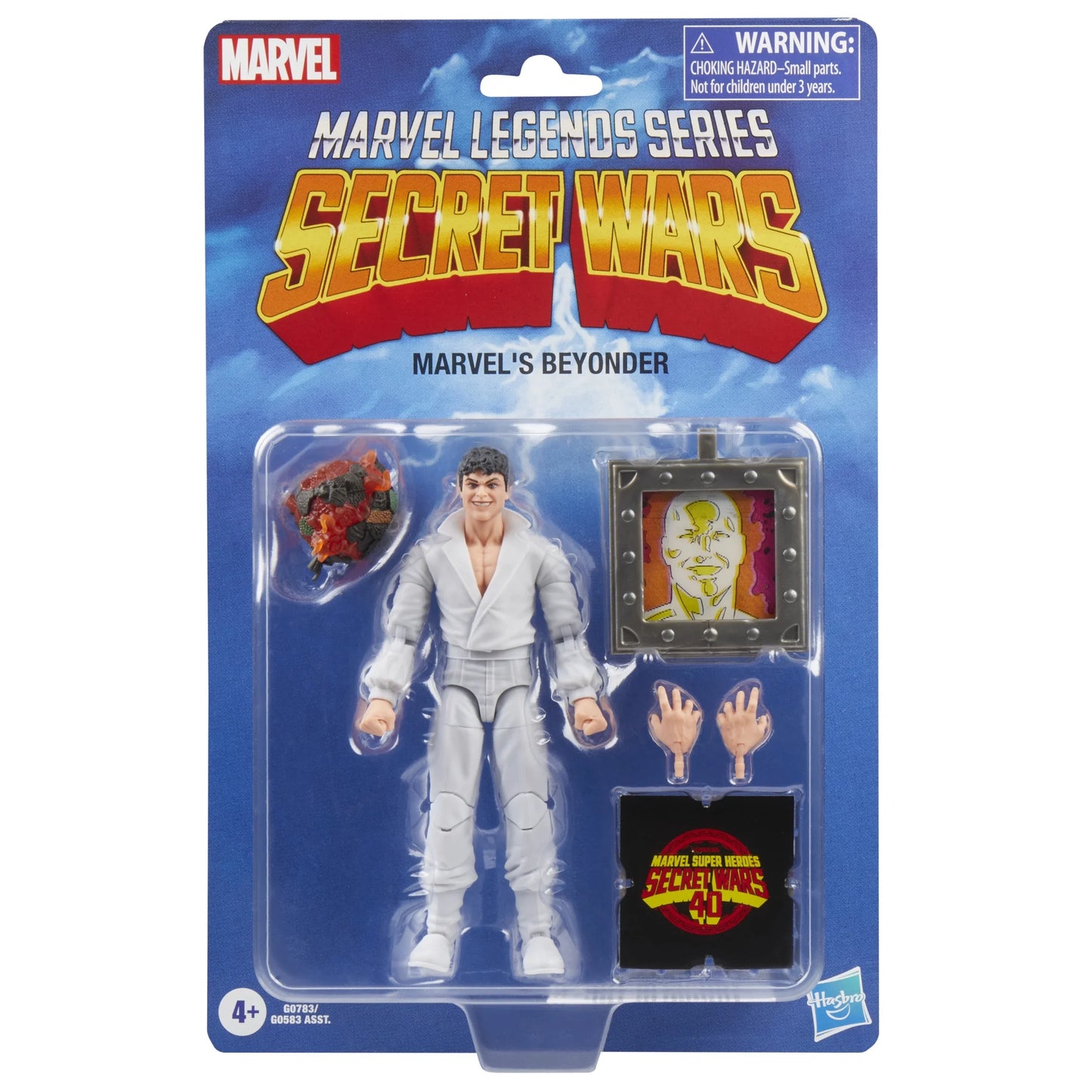 Marvel Legends Series Secret Wars Marvel’s Beyonder, Retro Marvel Collectible Action Figure (6”)